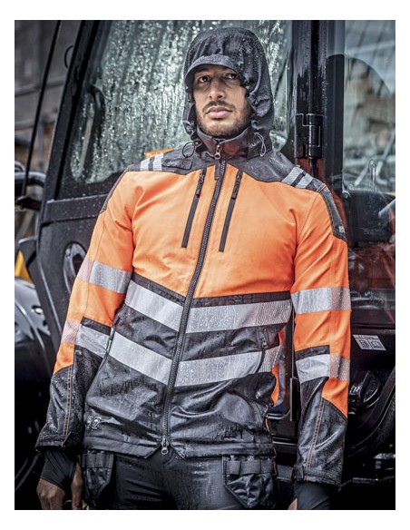 REG-TRW550-Hi-Vis X-Pro Waterproof Shell Jacket (Class 2) 2